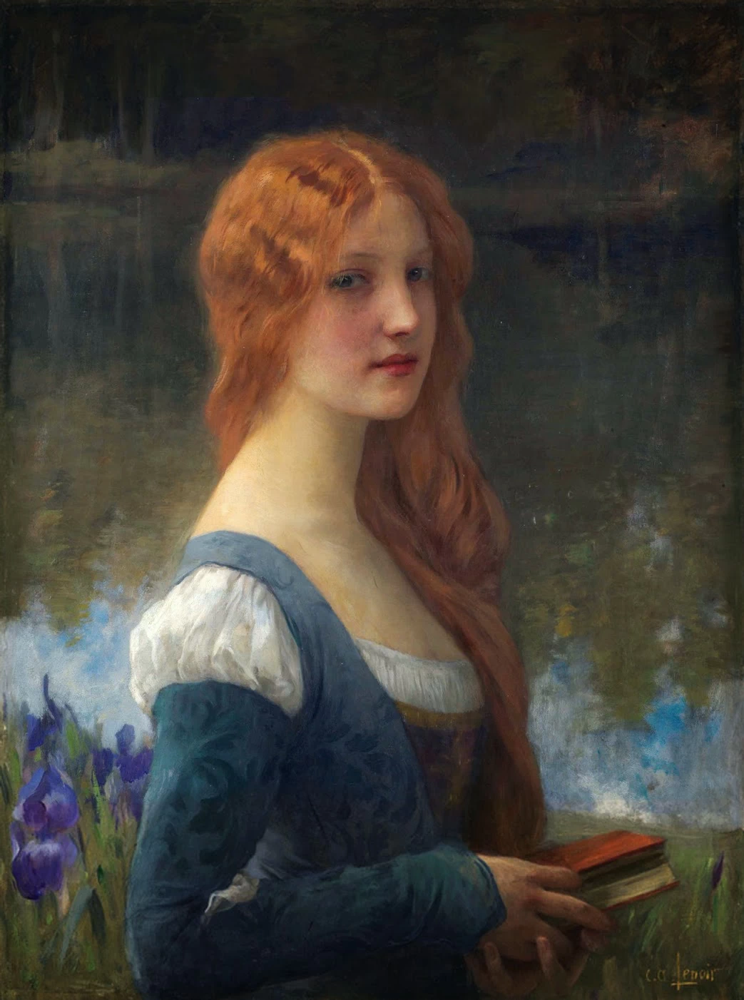 Giovane ragazza con libro
